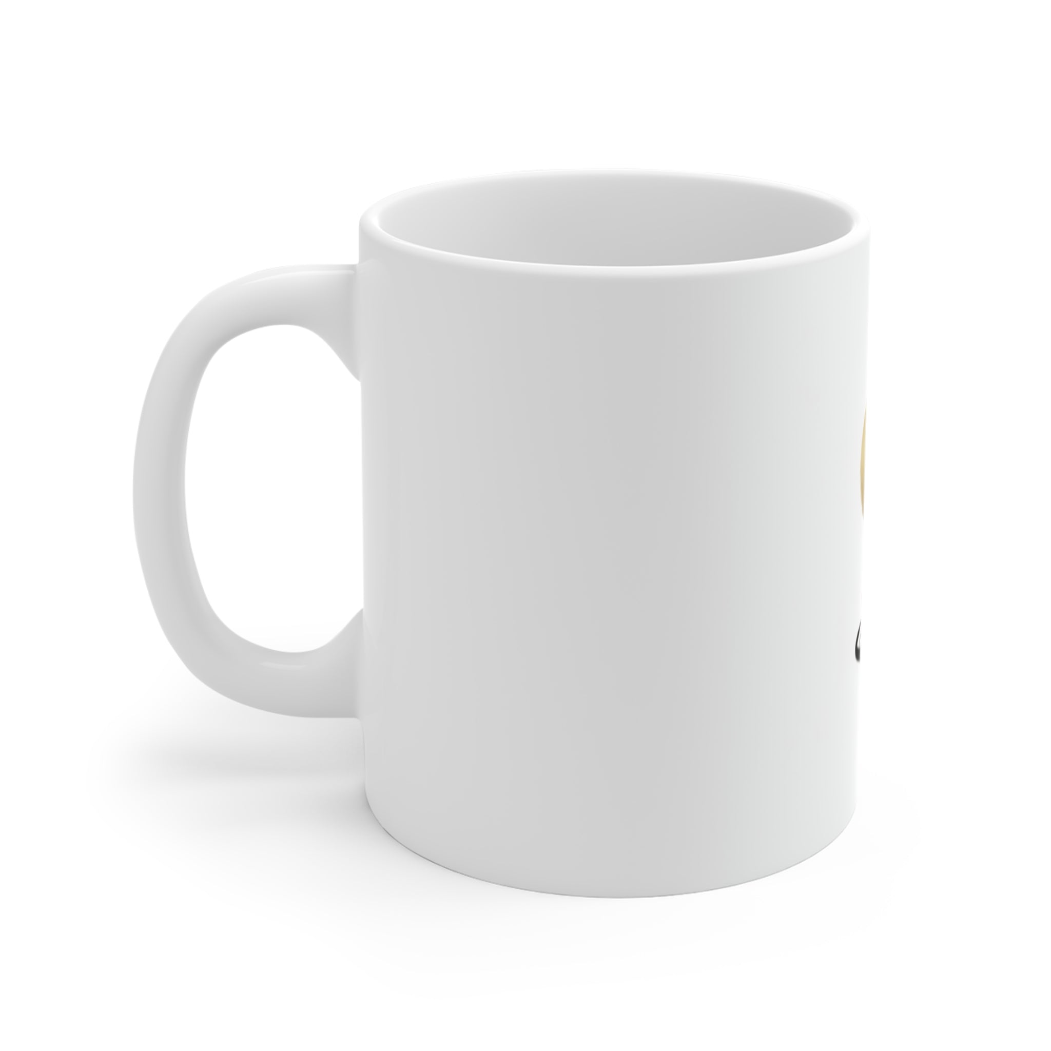 Japanese Crane Mug — Minimalist Zen Bird Coffee Cup with Rising Sun