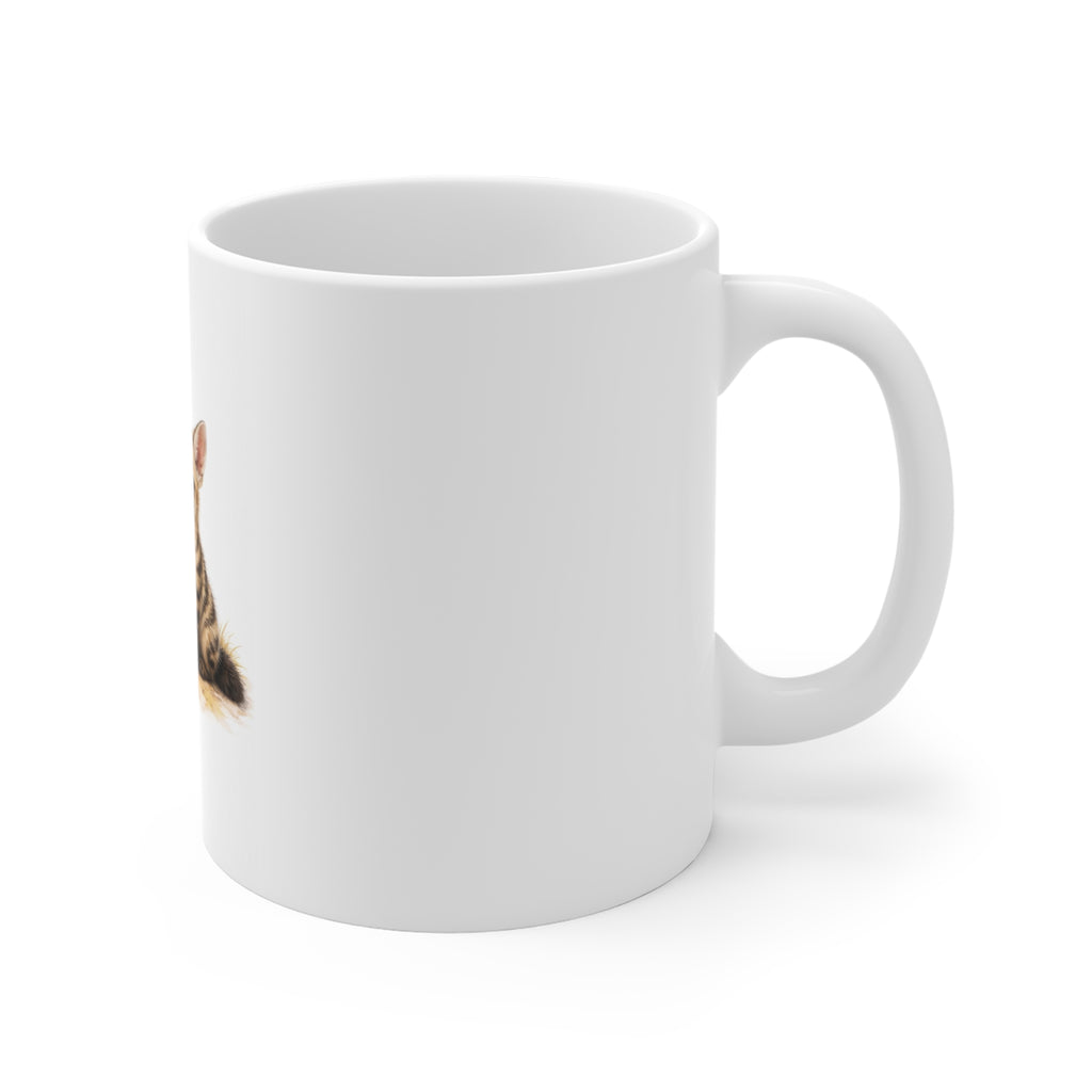 Aardwolf Watercolor Mug — Cute 11oz Ceramic Coffee Cup